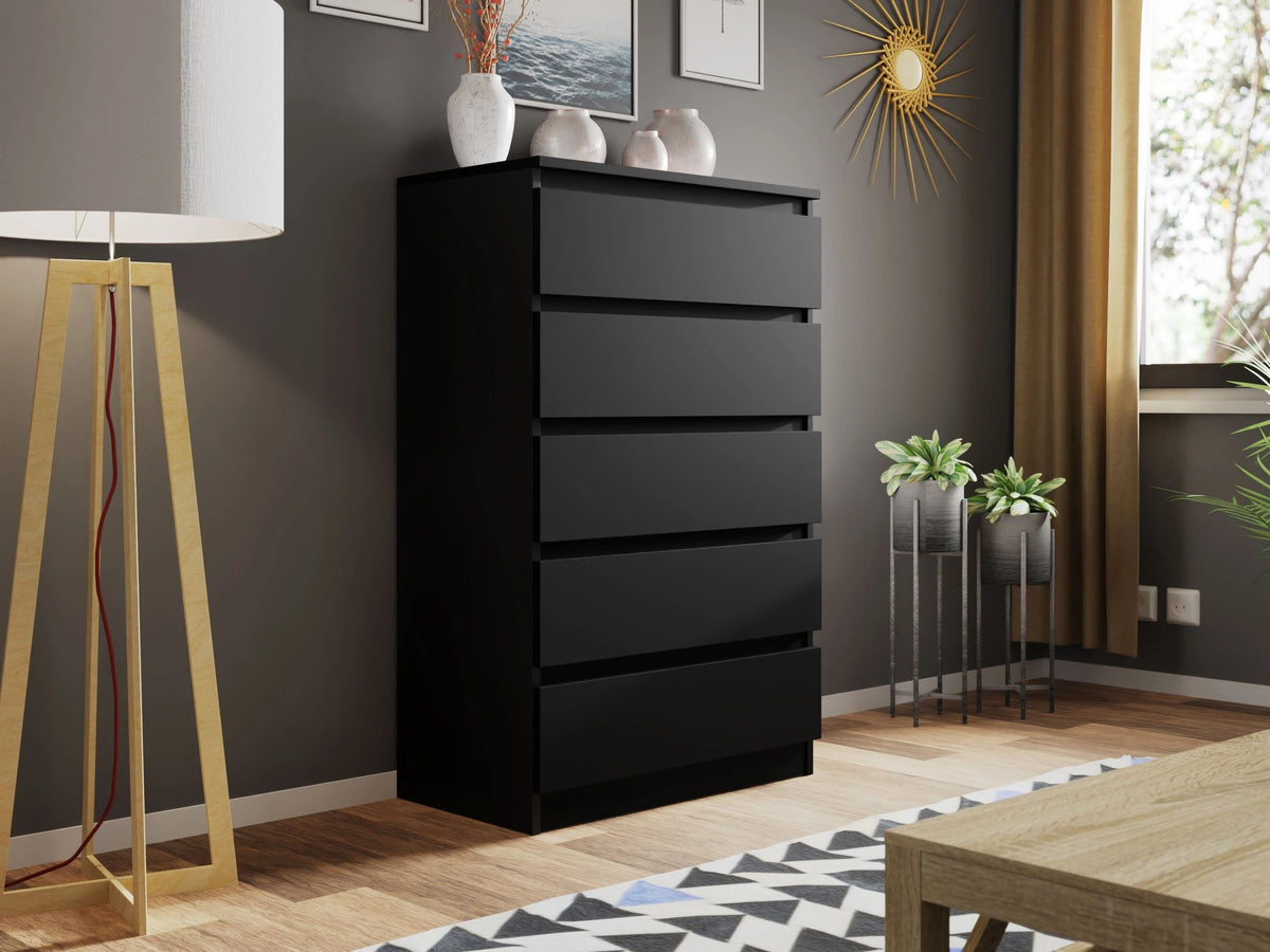 Komód MALWA M5 (Osko OK5), Szín: Fekete 5076795