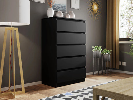 Komód MALWA M5 (Osko OK5), Szín: Fekete 5076795