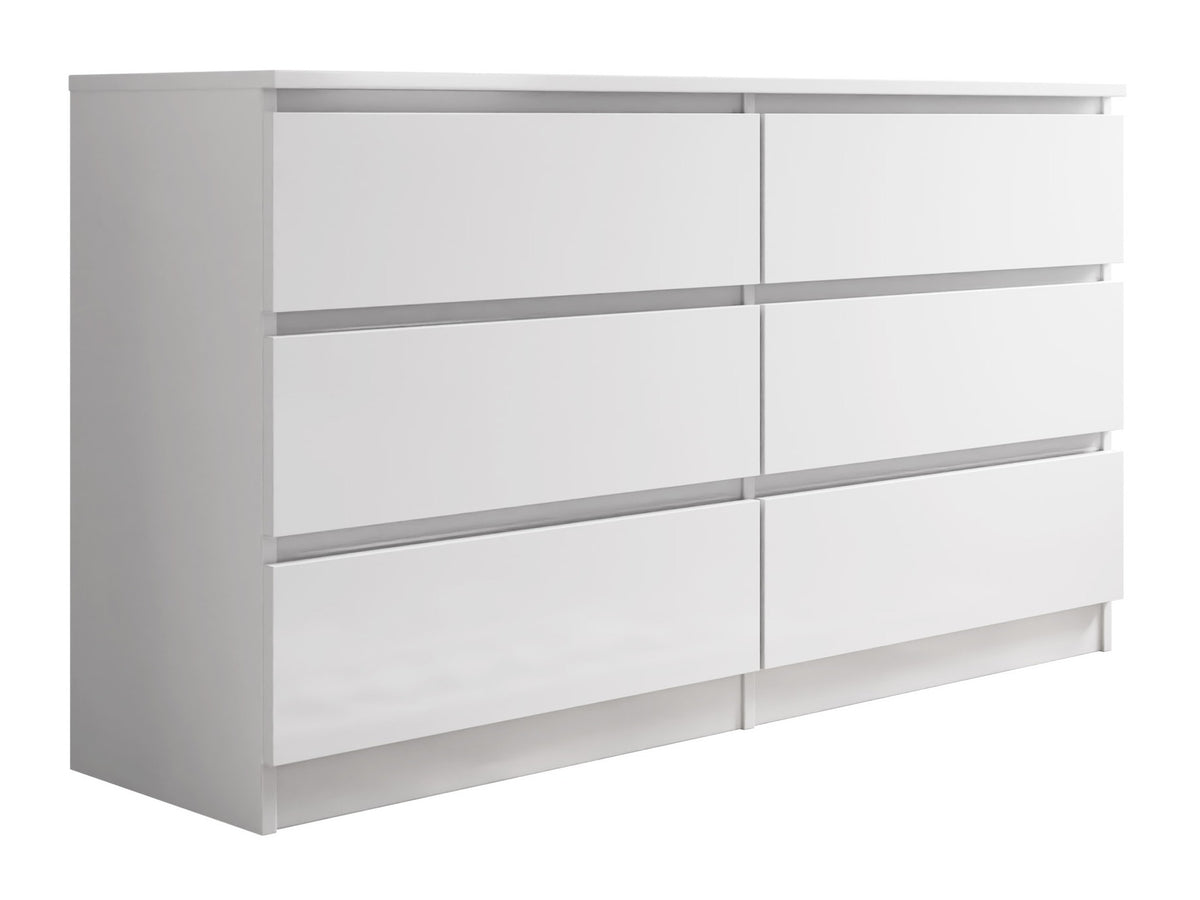Komód MALWA M6 (Osko OK6), Szín: Fehér 5077623