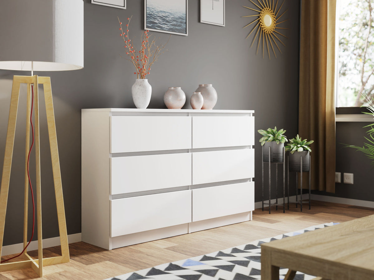 Komód MALWA M6 120 (Osko OK6), Szín: Fehér 5078118