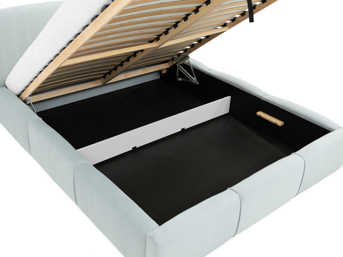 Ágy STOKRE, Szín: Kronos 19, Alvó felület mérete: 140 x 200 cm