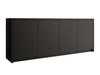 Szekrény SOLID 4D, Szín: Fekete 5116186