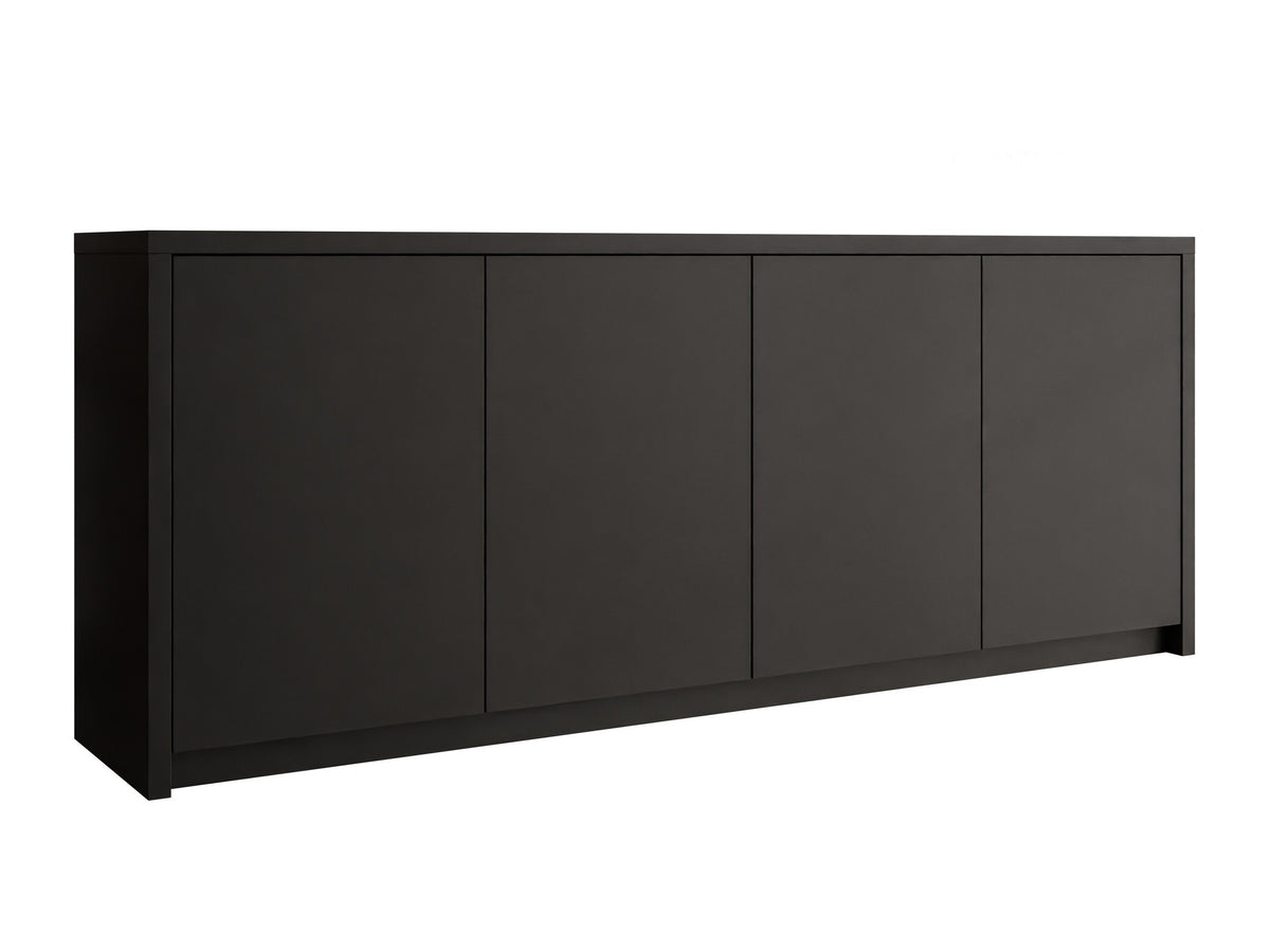 Szekrény SOLID 4D, Szín: Fekete 5116186