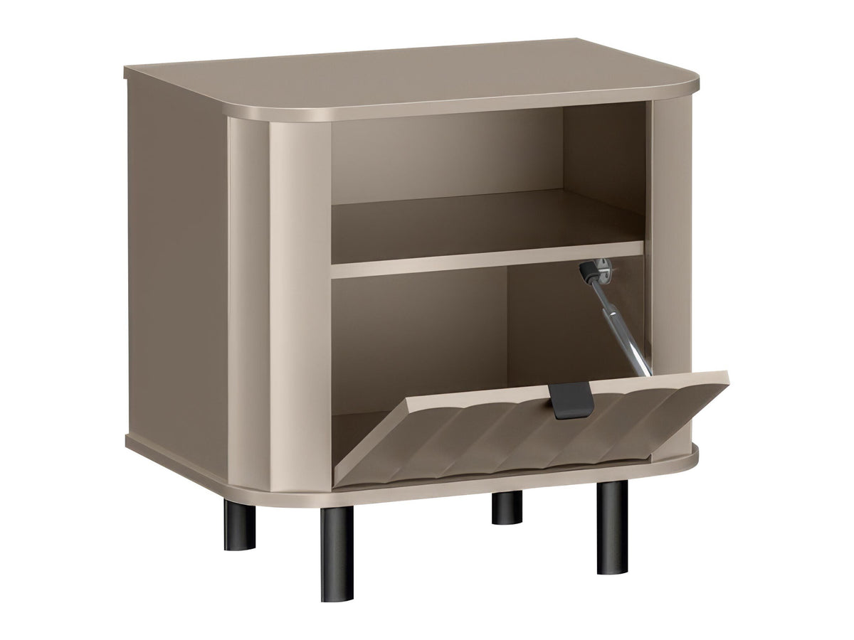 Éjjeliszekrény NOVADO NO-7, Szín: Fehér