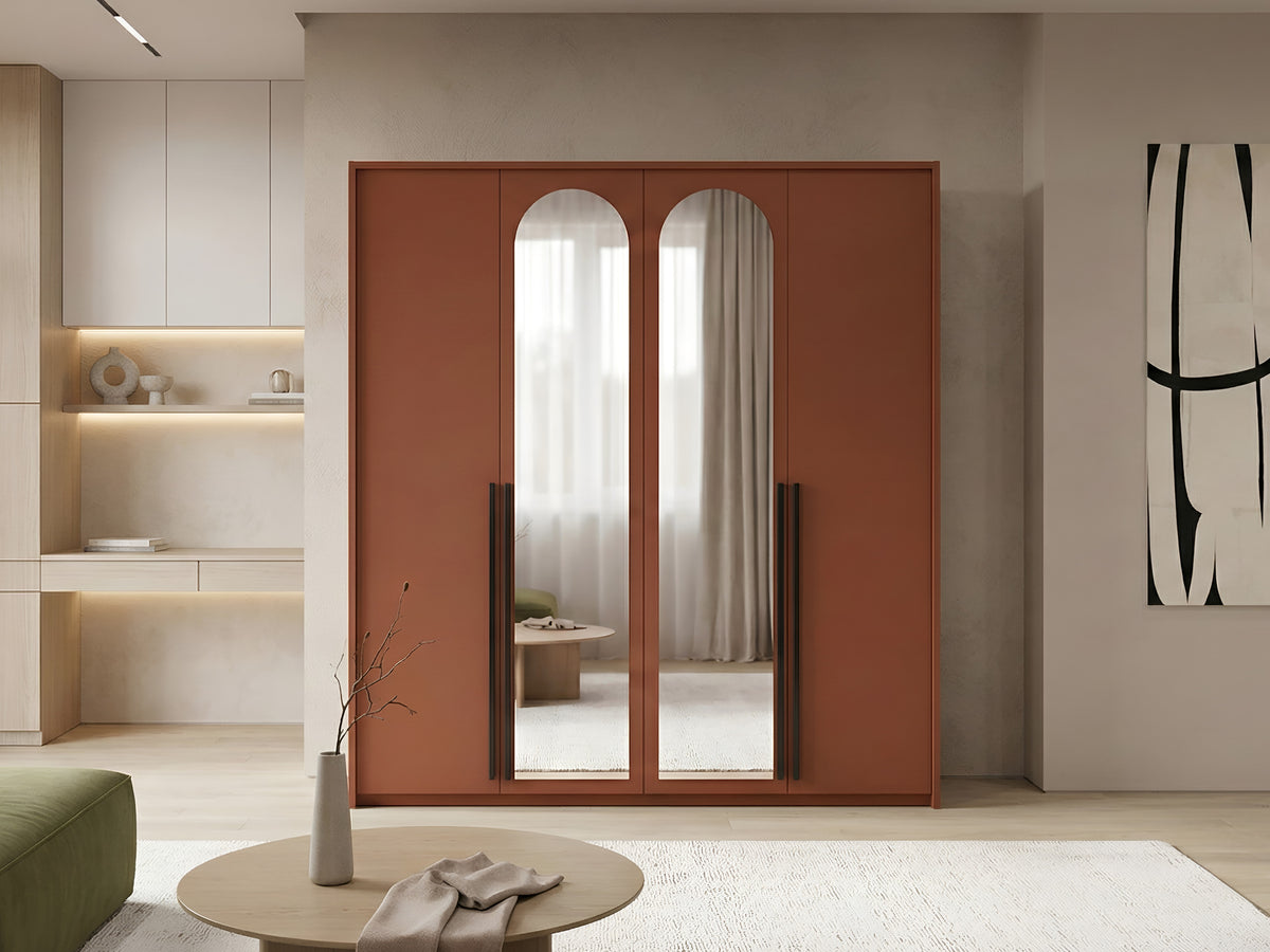 Gardróbszekrény LUCA 210, Szín: Terrakotta