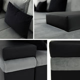 Sarokkanapé Bangkok mini (Kanton mini), Szín: Soft 011 + Lux 05