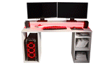 Gamer asztal GAMER 1 (Enurento 1) (Fehér) 63884416d0eaf