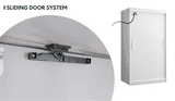 Gardróbszekrény RIFLO SLIM 1 100 (Towiro Slim 1 100), Szín: Fekete 668d831d859ae