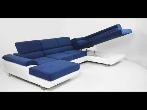 Sarokkanapé Kiságyere BIS (Alvin Bis), Szín: Soft 017 + Uttario Velvet 2979 + Uttario Velvet 2955 St, Változatok: Jobbos 5ehXdGDcyWM