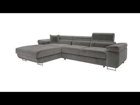 Sarokkanapé TOREZIO MINI, Szín: Lumo 40, Változatok: Jobb